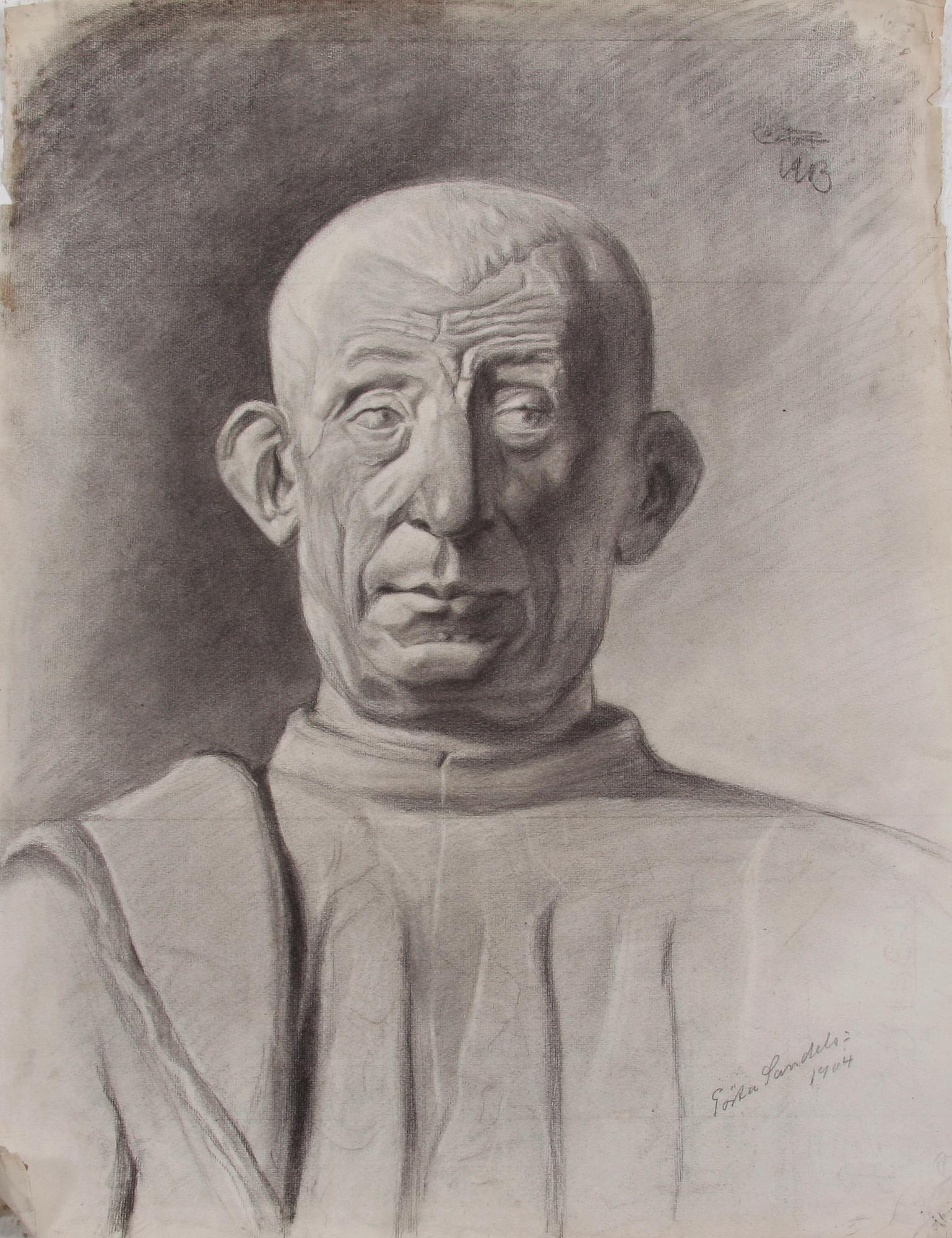 SANDELS, GÖSTA, parti teckningar, signerade, 6 st.