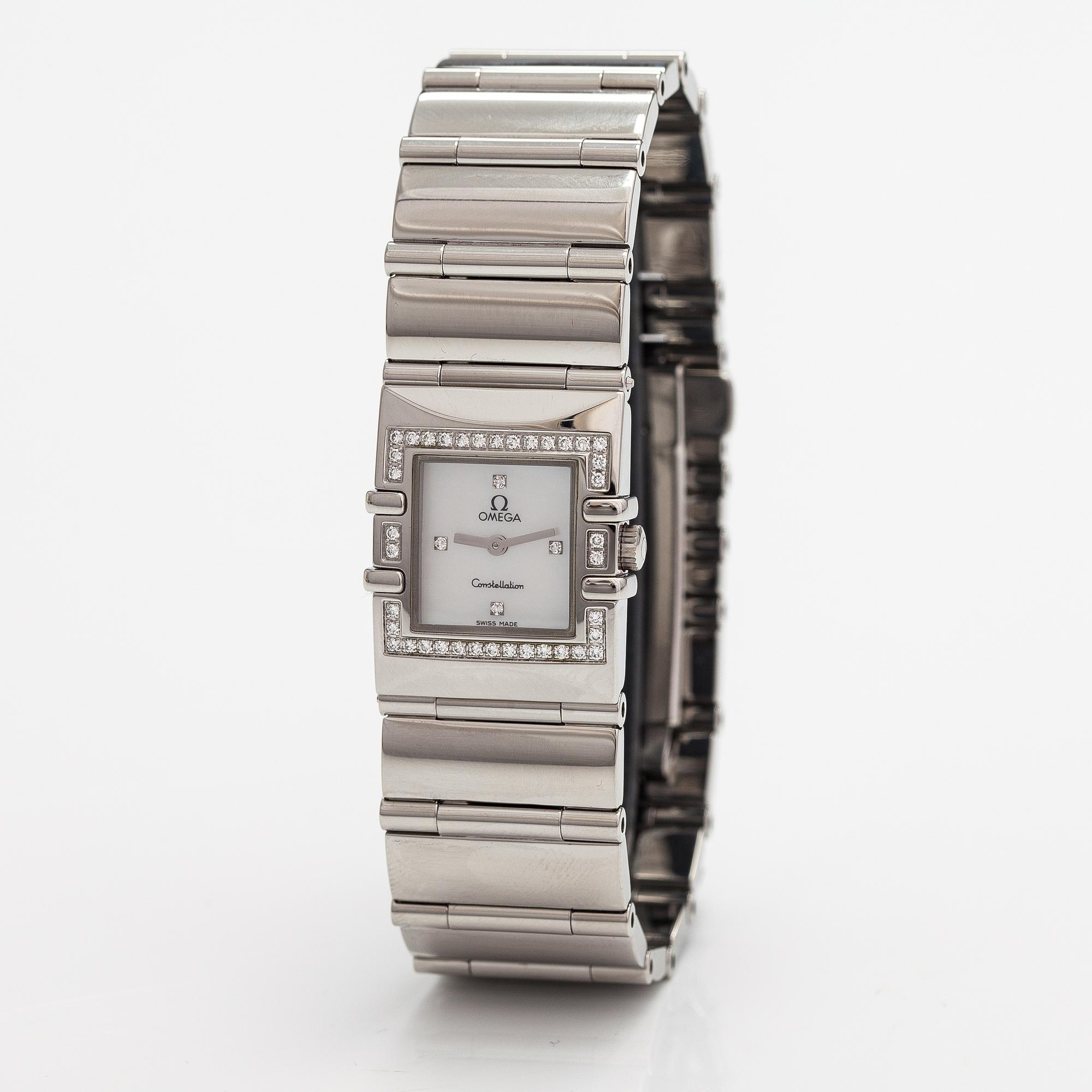 Omega, Constellation, Quadra, wristwatch, 21 x 24 mm.