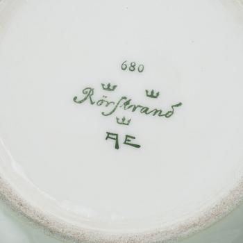 Algot Erikson, an Art Nouveau porcelain lidded box, Rörstrand, early 20th Century.