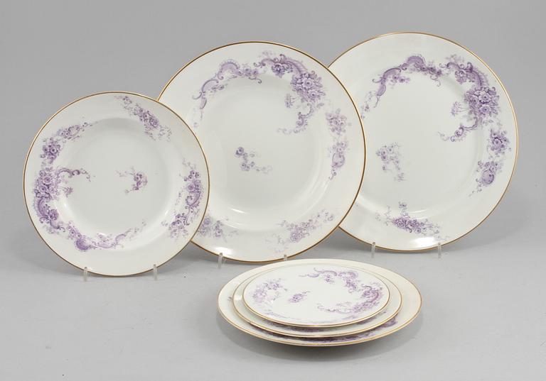 SERVISDELAR, 77 delar, porslin, Rörstrand, 1900-talets första hälft.