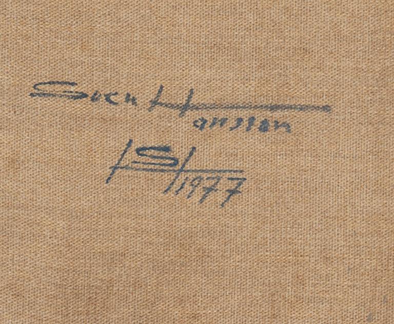 SVEN AXEL HANSSON, oil on canvas, signed and dated 1977 à tergo.