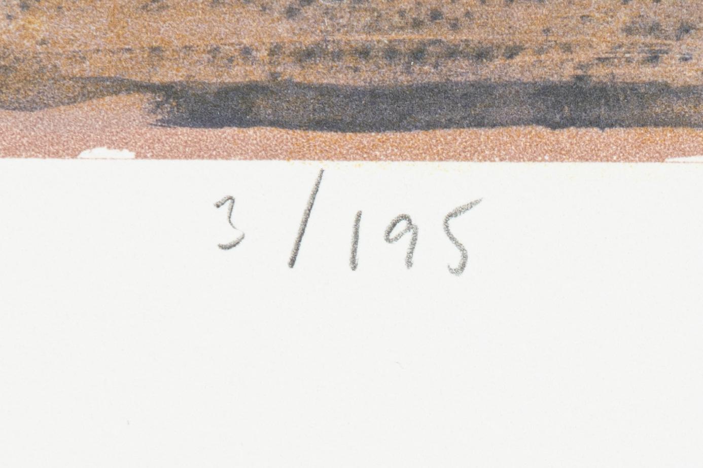 Ulf Wahlberg, "Landskap", mapp med tre litografier.