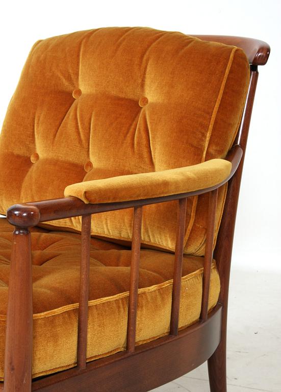 FÅTÖLJER, ett par, "Skrindan", Kerstin Hörlin Holmquist, OPE-möbler.