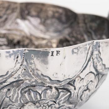 A silver brandy bowl, Porto, Portugal 18th century.