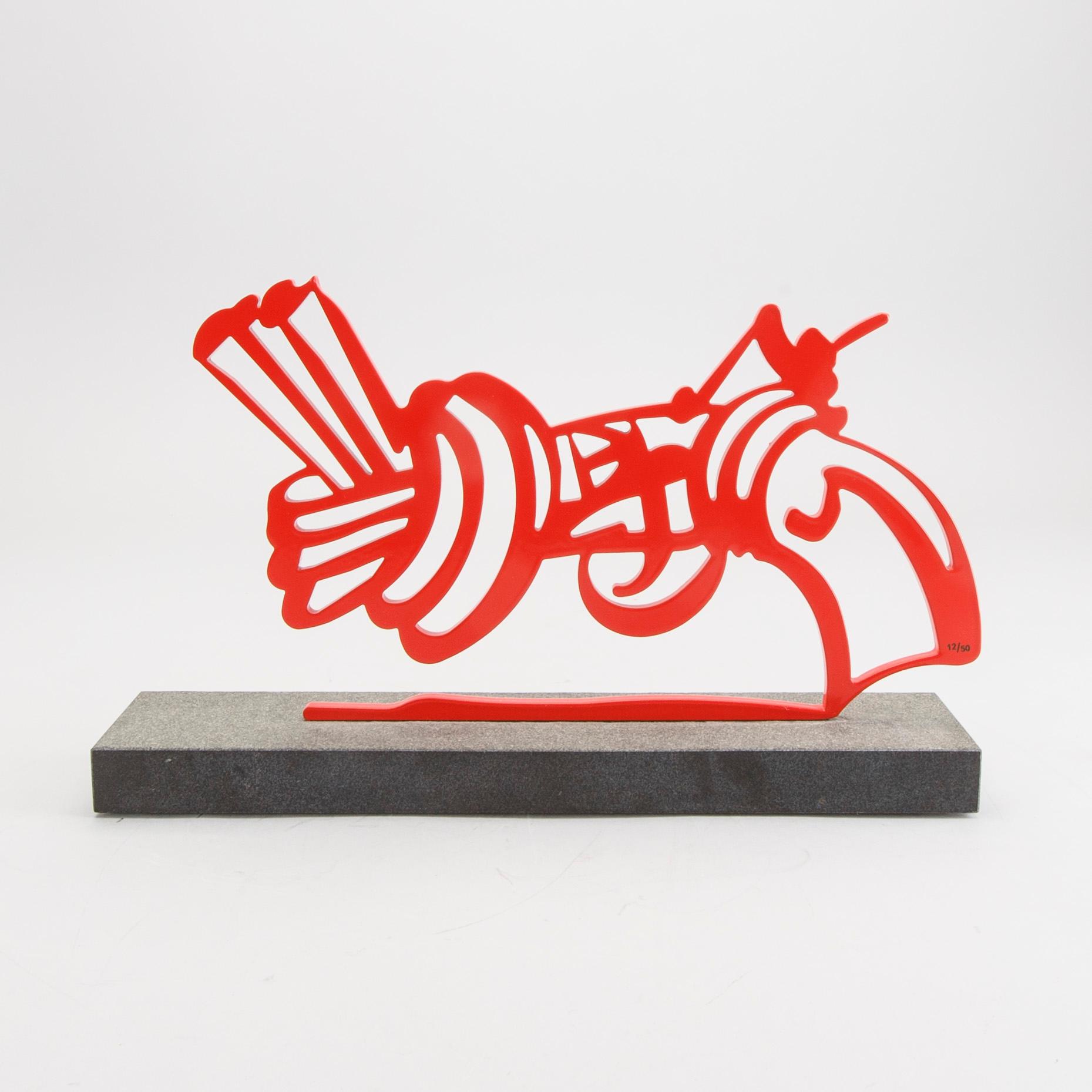 Carl-Fredrik Reuterswärd / The Non-Violence Project Foundation, sculpture signed and numbered 12/50.