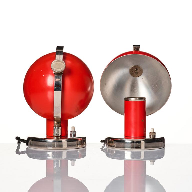 Erik Tidstrand, a pair of table lamps, modell "29379", Nordiska Kompaniet 1930s.