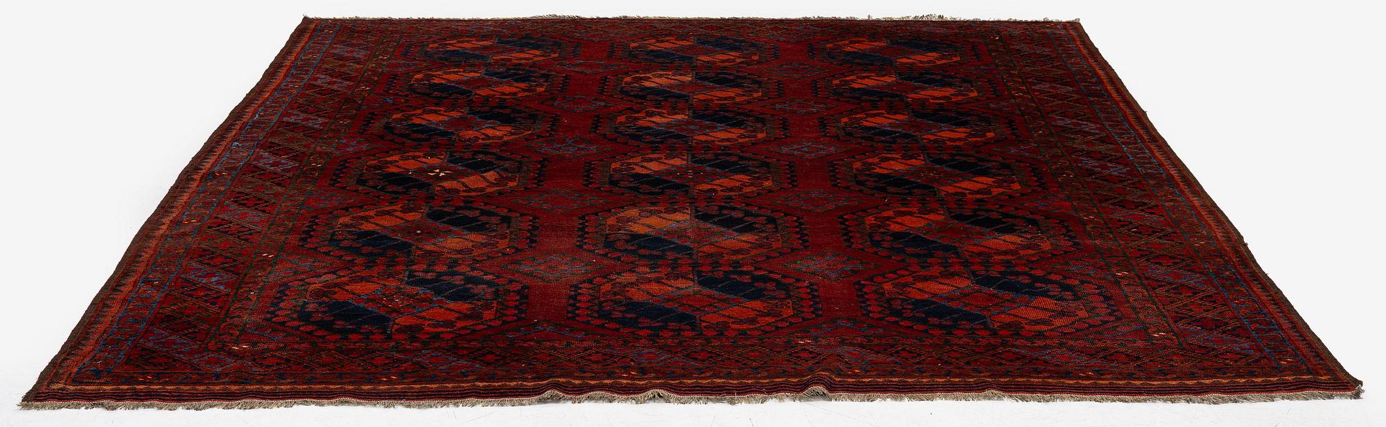 An antique Ersari carpet, North Afghanistan, c. 310 x 242 cm.