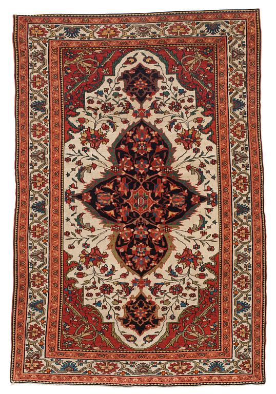 SEMI-ANTIQUE SAROUK/MISHAN MALAYER. 183,5 x 124 cm.