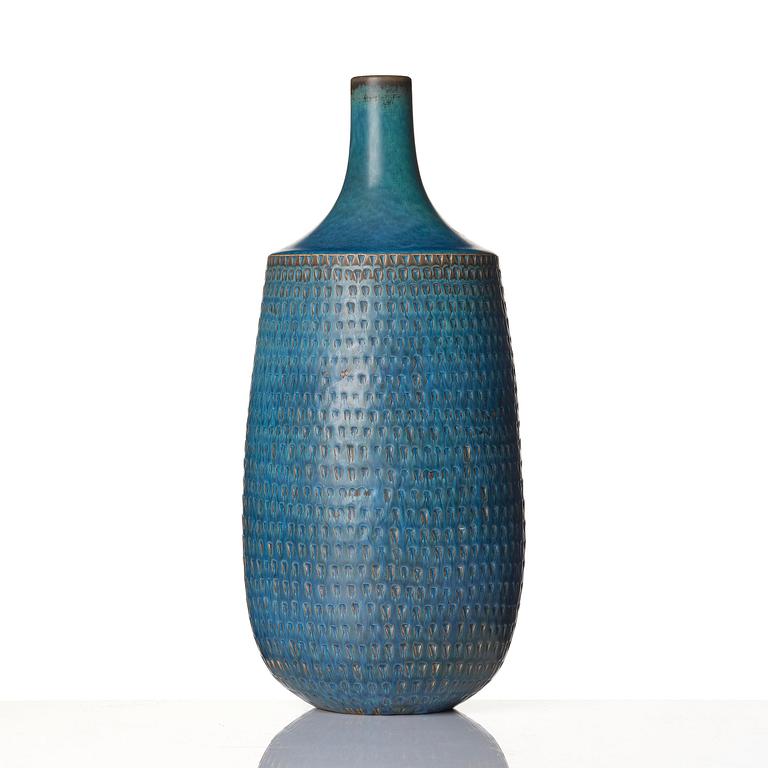 Stig Lindberg, a stoneware vase, Gustavsberg Studio, 1960.
