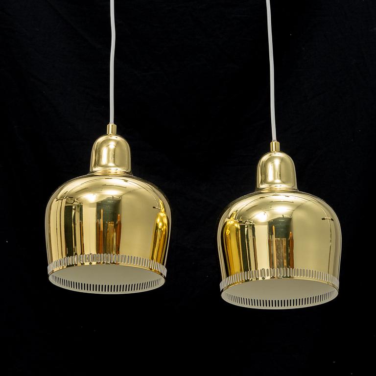 Alvar Aalto, a pair of model 'A330S' ceiling lights, Artek.