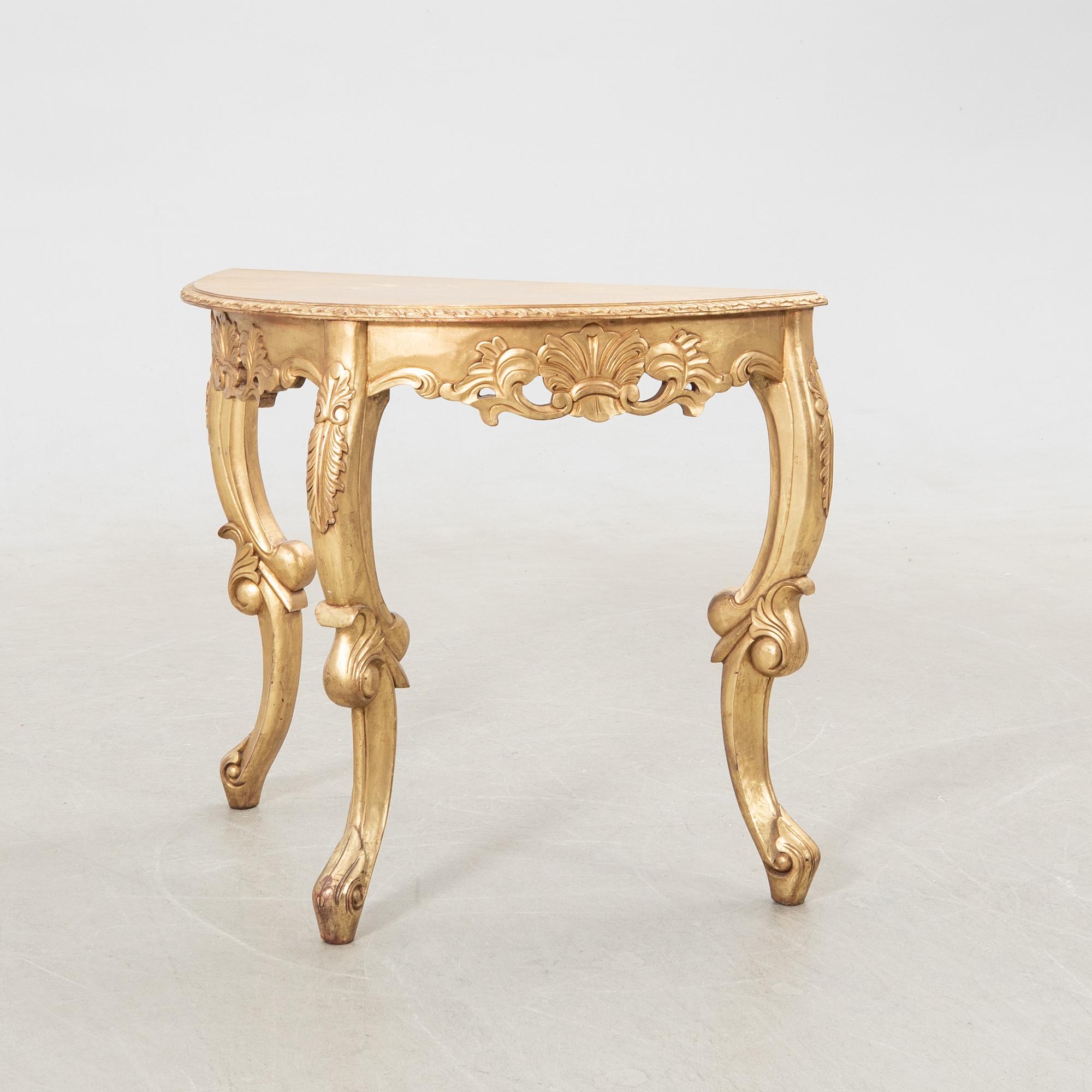 Console table Rococo style mid-20th century.