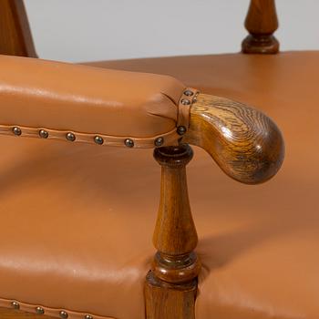 A pair of armchairs, early 20th century.