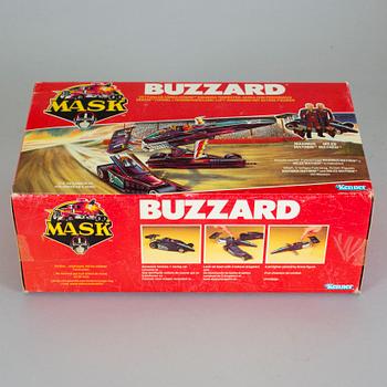 M.A.S.K, Buzzard och Wildcat i oöppnade förpackningar, Kenner, 1985.