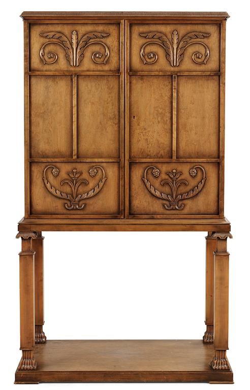 An Axel Einar Hjorth stained birch cabinet 'Caesar', NK.