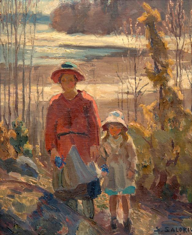 Santeri Salokivi, MOR OCH BARN.