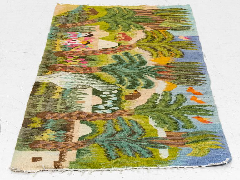 Wall hanging/tapestry, approx. 162 x 94 cm.