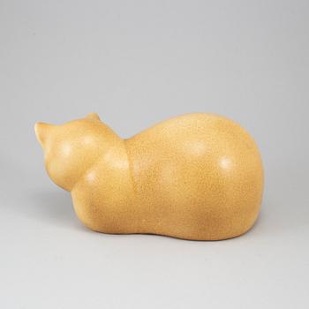 LISA LARSON, figurin, stengods, "Moses", K-Studion, Gustavsberg, signerad.