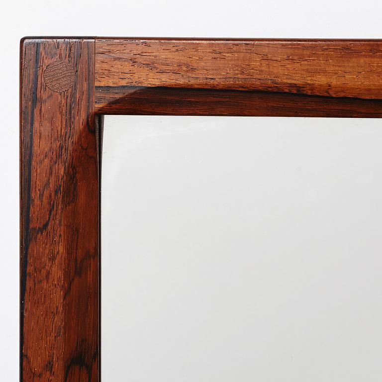 A mirror and chest of drawers by Aksel Kjersgaard, Odder, Denmark, 1950's-/60's.