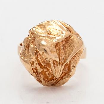Björn Weckström, a 14K gold ring 'Yellow Rose', Lapponia 1969.