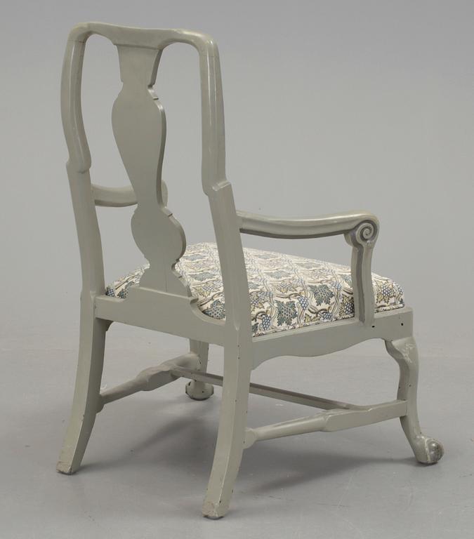 KARMSTOL, senbarock, 1700-tal.