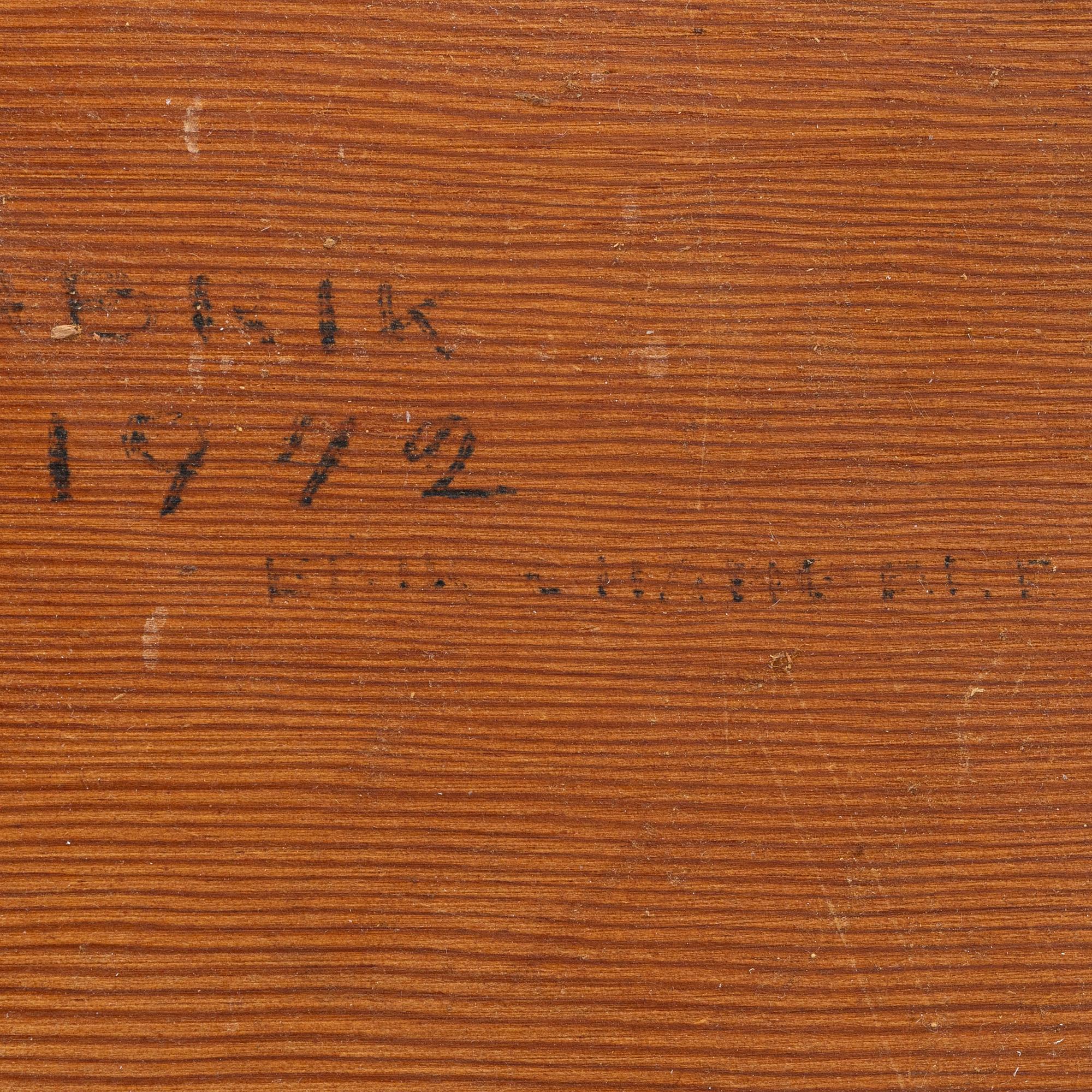 Erik Chambert, coffee table, Chamberts Möbelfabrik, 1942.