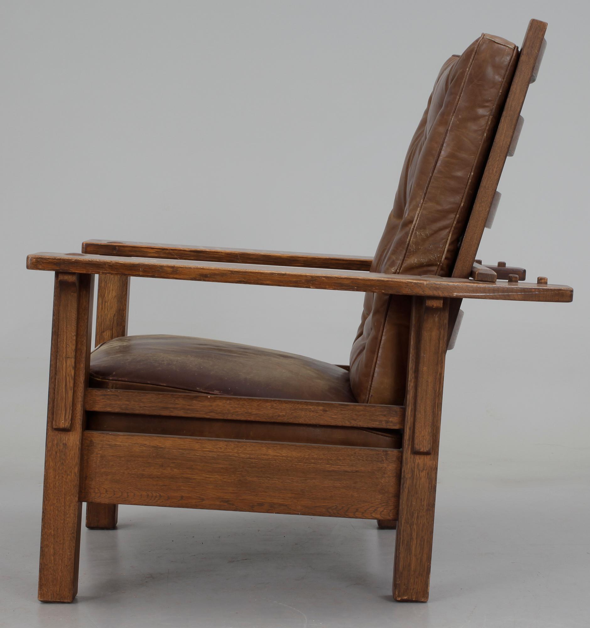 FÅTÖLJ, "Morris chair", L & JG Stickley, USA, 1910-tal.