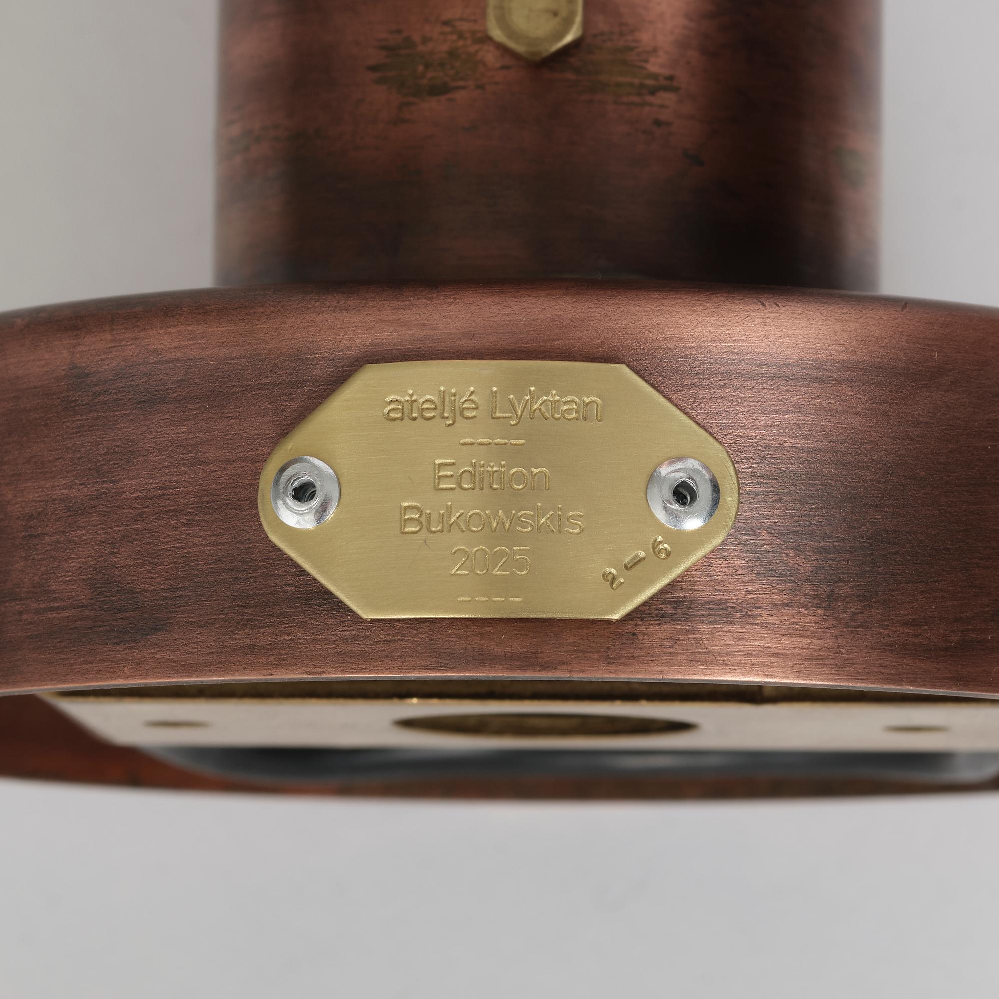 Hans Bergström, a pair of wall lamps, model "1040", ed 1/6 & 2/6, ateljé Lyktan, Edition Bukowskis 2025.