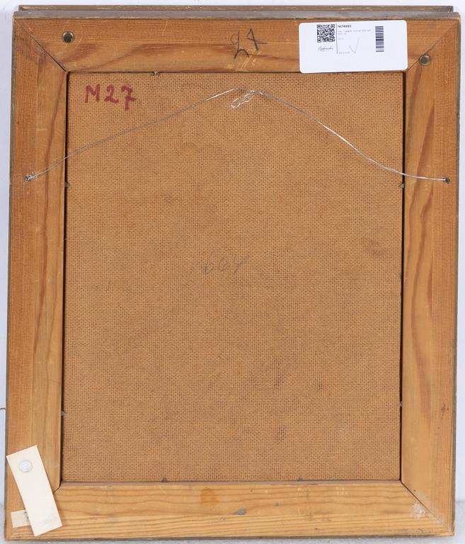 Erik Tryggelin, Portrait of a Woman with a Hat, 1916.