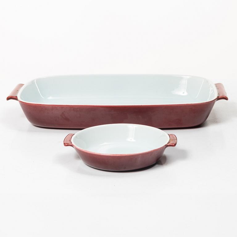 Gunnar Nylund, Service pieces, 12 pcs, porcelain, "Gratina", Rörstrand.