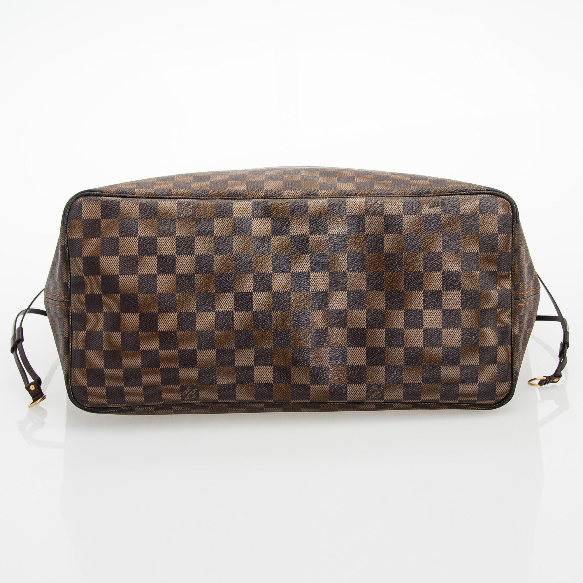 Louis Vuitton, A Damier Ebene 'Neverfull GM' Bag.
