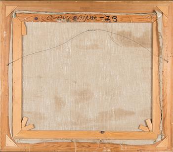 Olavi Laine, Vinterlig gårdsutsikt.