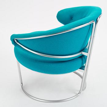 Grete Jalk, a pair of armchairs model "9000", Fritz Hansen, Denmark, 1960s-70s.