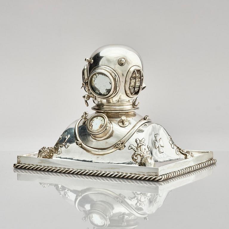 Firma Anton Michelsen, skulptur, sterling silver, Köpenhamn 1923.