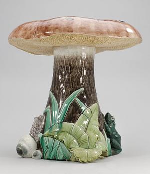 A Gustavsberg creamware garden stool, 1899.