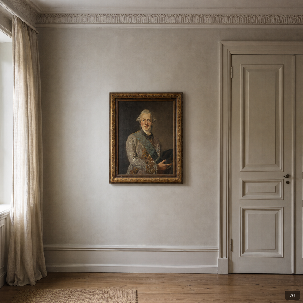 Alexander Roslin, copy after., Fredrik Adolf, (1750-1803), prince of Sweden, brother of Gustav III.
