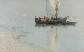 Wilhelm von Gegerfelt, In the Lagoon, Venice.