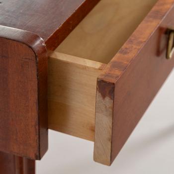 A mirror and table, Glas & Trä, Hovmantorp, 1950s.