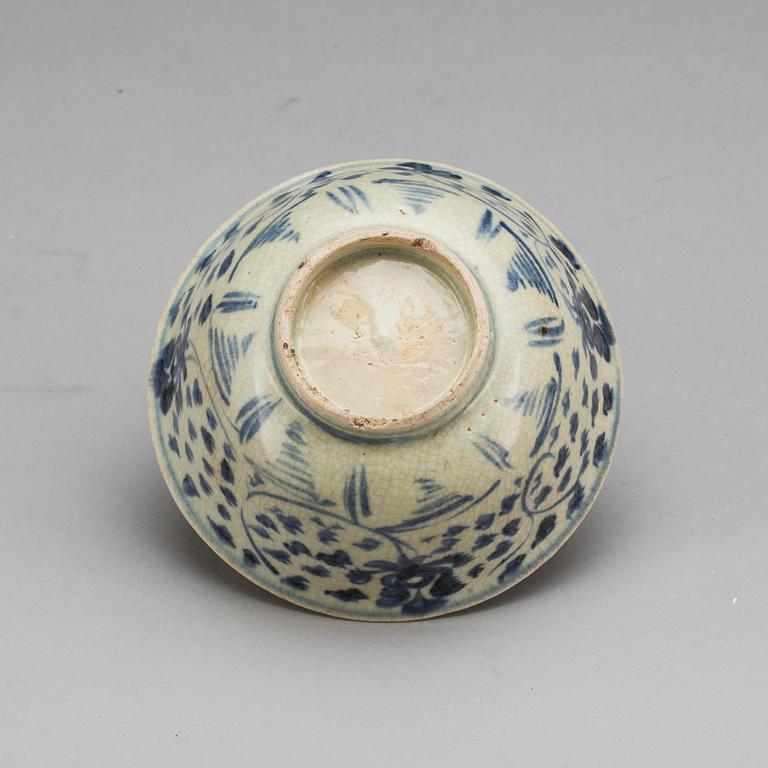 SKÅL, porslin Kina, Ming (1366-1644).