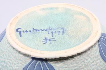 VAS, porslin, jugend, Gustafsberg, sign o dat 1919.