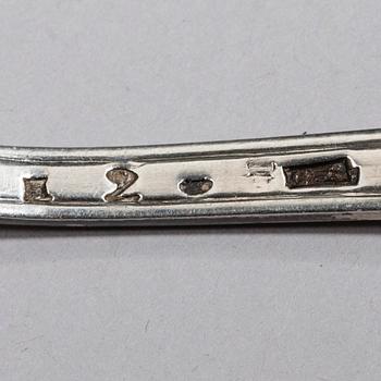 SOCKERSTRÖARE, silver, Åbo 1790, Olof Lundgren, vikt 52 g.