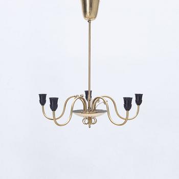 Ceiling lamp, Arnold Wiigs Fabrikker, Norway 1940s/50s.