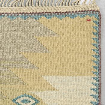 Barbro Nilsson, A CARPET. "Tånga, ljus". Tapestry weave. 304,5 x 204,5 cm. Signed AB MMF BN.