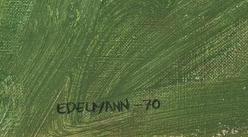 YRJÖ EDELMANN, olja på duk, sign och daterad 70.