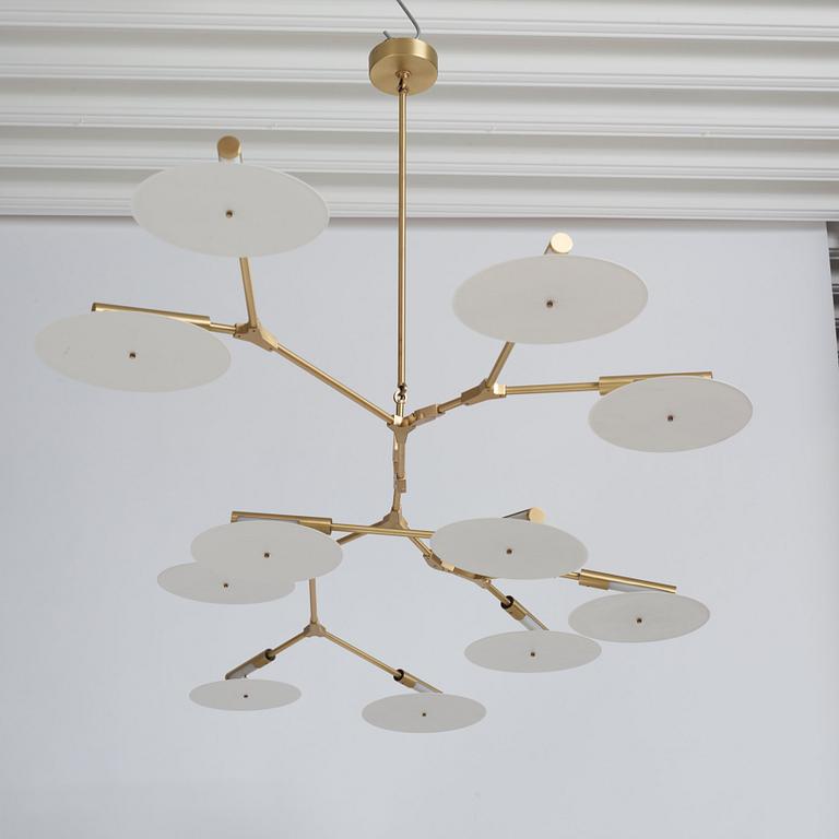 Lindsey Adelman, a ceiling lamp, 'Branching Disc', BD.11.01", Studio Lindsey Adelman, Los Angeles, USA, 2016.