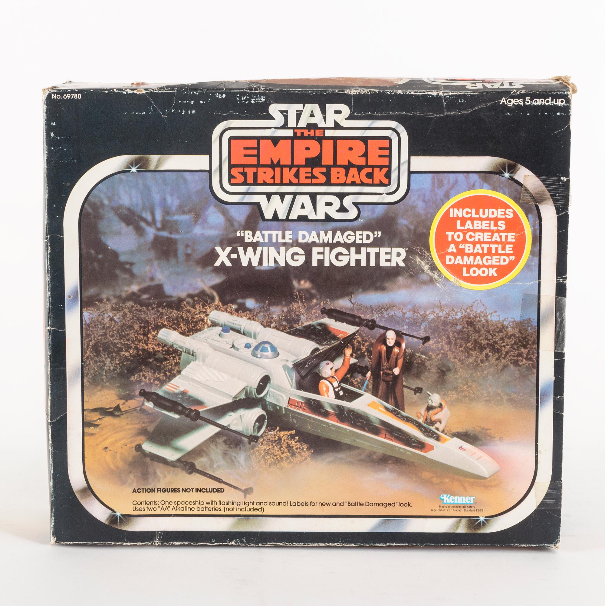 STAR WARS X Wing fighter samt Dagobah playset Empire Strikes Back Kenner 1980 81. Bukowskis