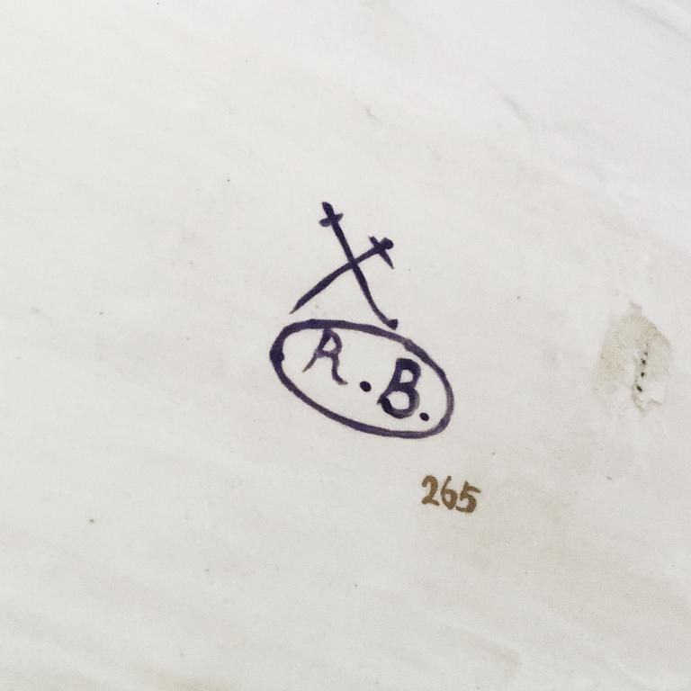 UPPSATSSKÅL, porslin, Meissen-liknande märke, omkring år 2000.