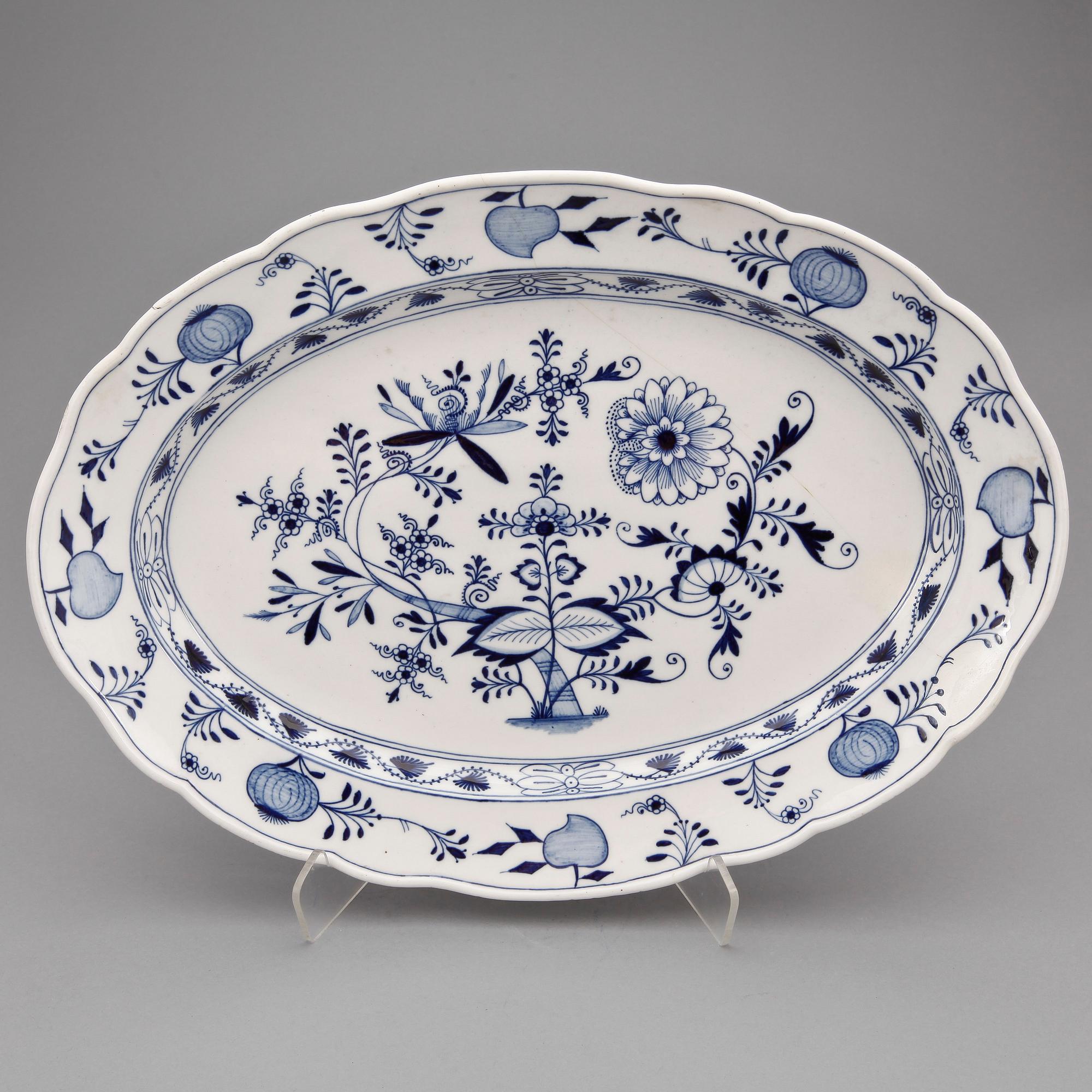 SERVISDELAR, 14 st, porslin, Meissen, 1900-tal.