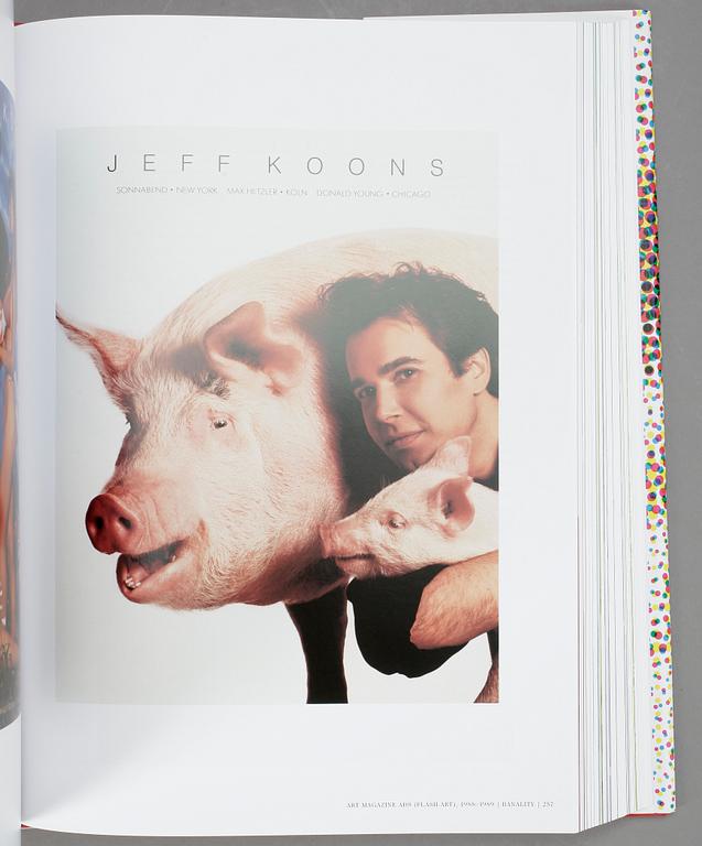 JEFF KOONS, bok med teckning, "La superstar du Post-Pop", signerad och daterad 4/13/04.