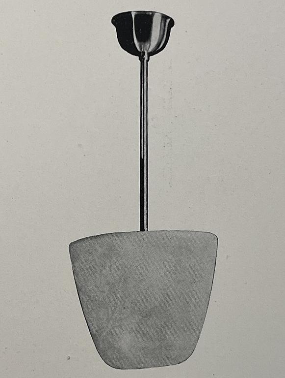 Edvard Hagman AB, taklampa, modell "3133 D", 1940-tal.