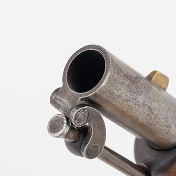 A Swedish percussion pistol 1854 Navy pattern.